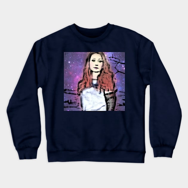 Star Whisperer Crewneck Sweatshirt by RabbitWithFangs